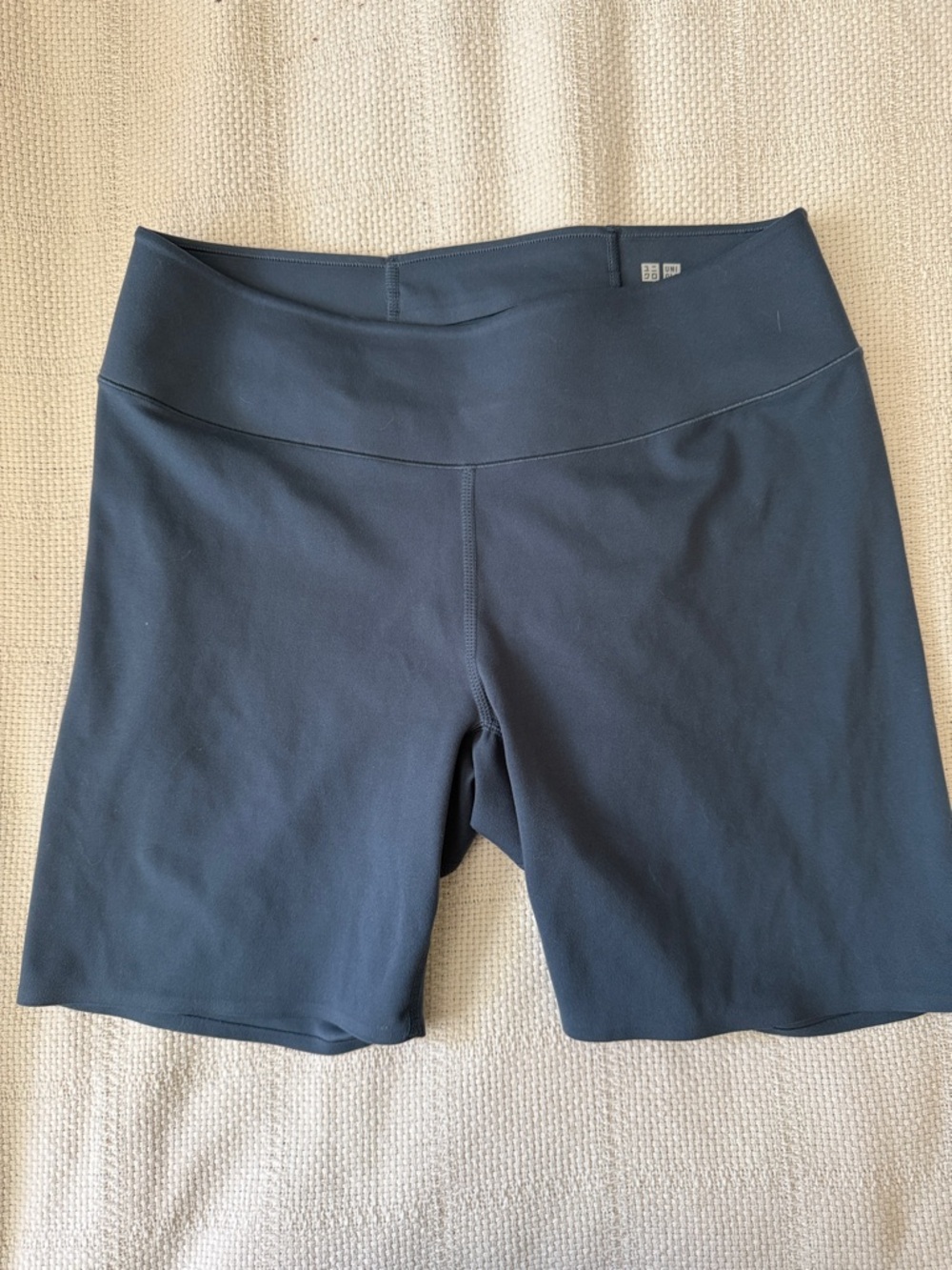 UNIQLO Women's Blue High-Waist Performance Shorts